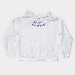 By Grace Through Faith Kids Hoodie